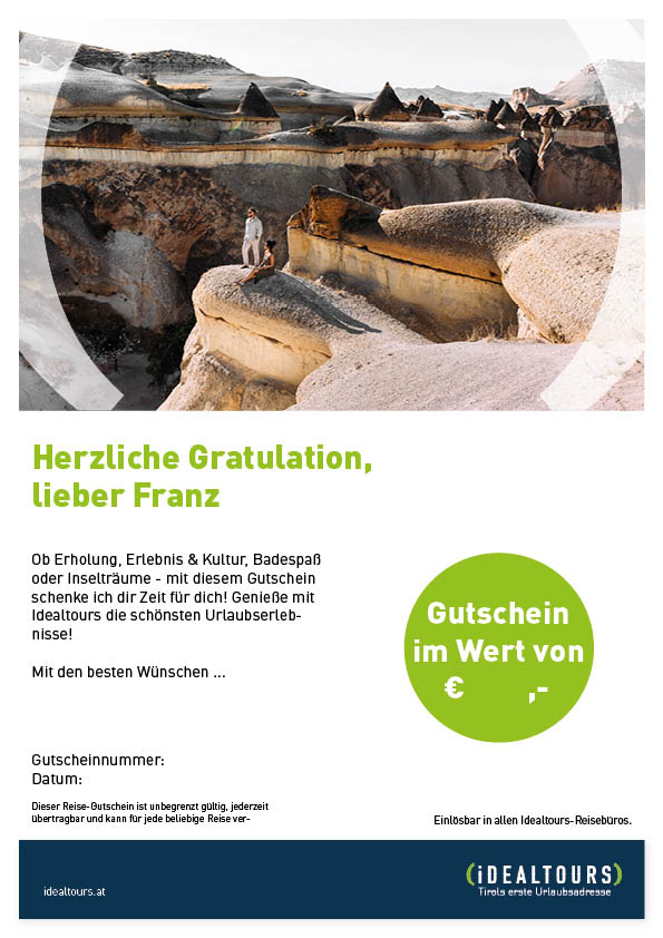 Gutscheinmotiv "Fernreise"